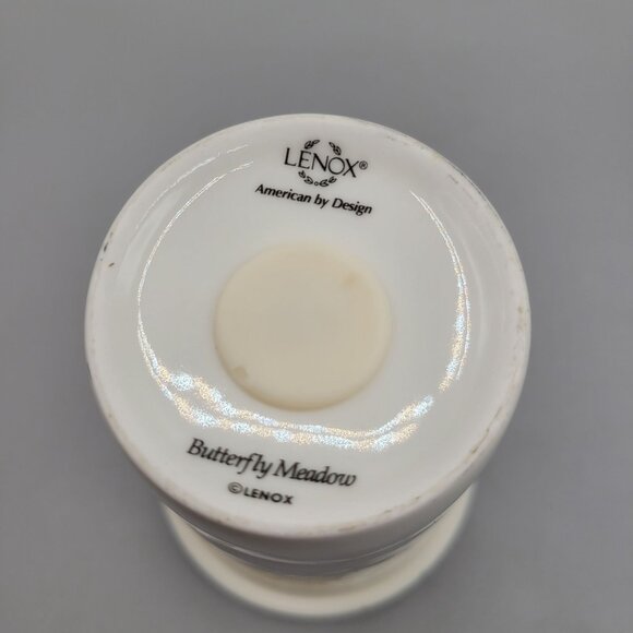 Lenox Butterfly Meadow Ceramic Travel Mug With Lid 10 fl oz - Picture 7 of 9